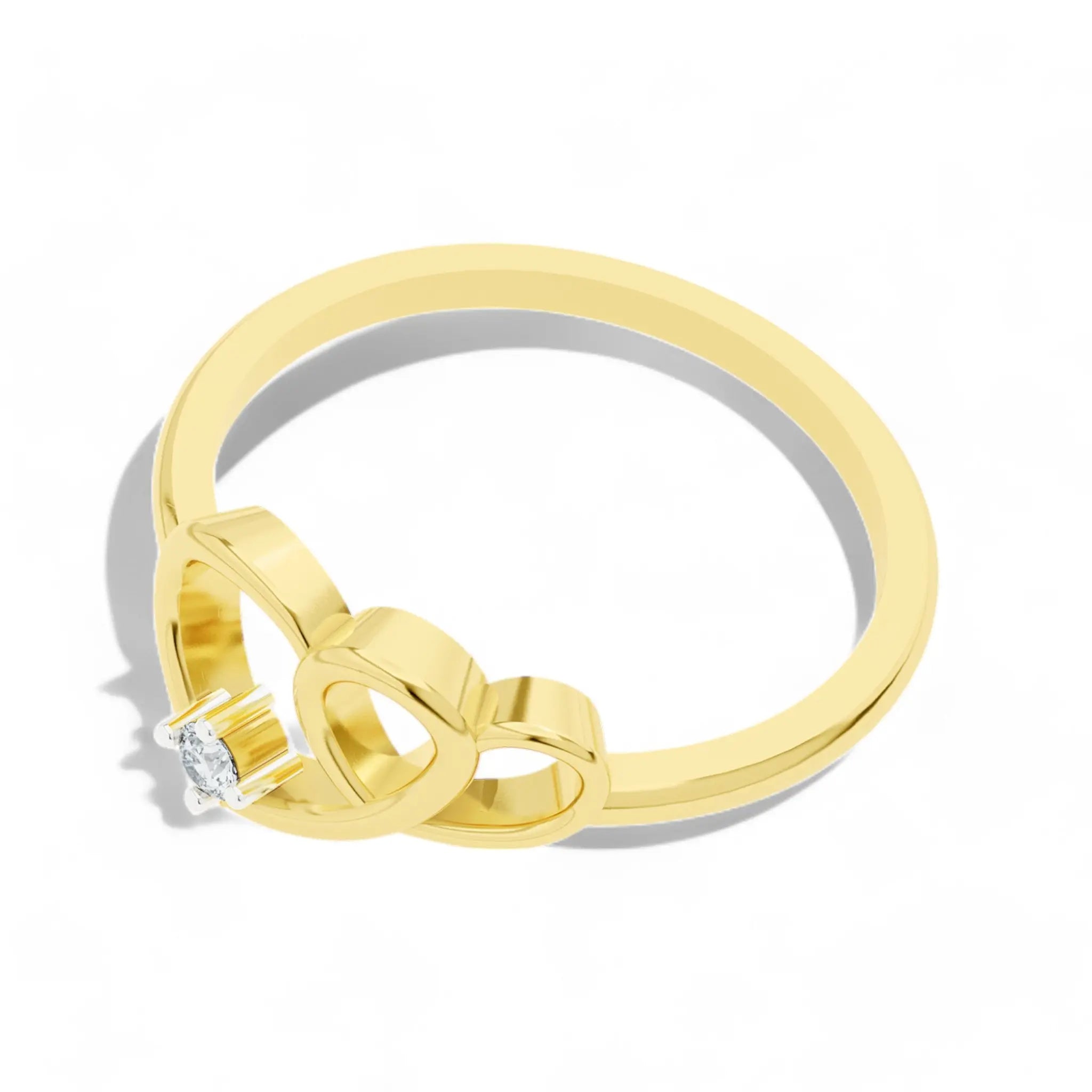 Heart of Gold Ring | Gold Diamond Jewellery | Lab Grown Diamond Jewellery  Ring